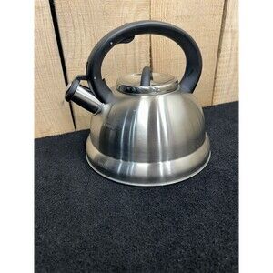 Crofton Stainless 2.5 Qt Tea Kettle Pre-Owned With Box Trigger Handle S-1